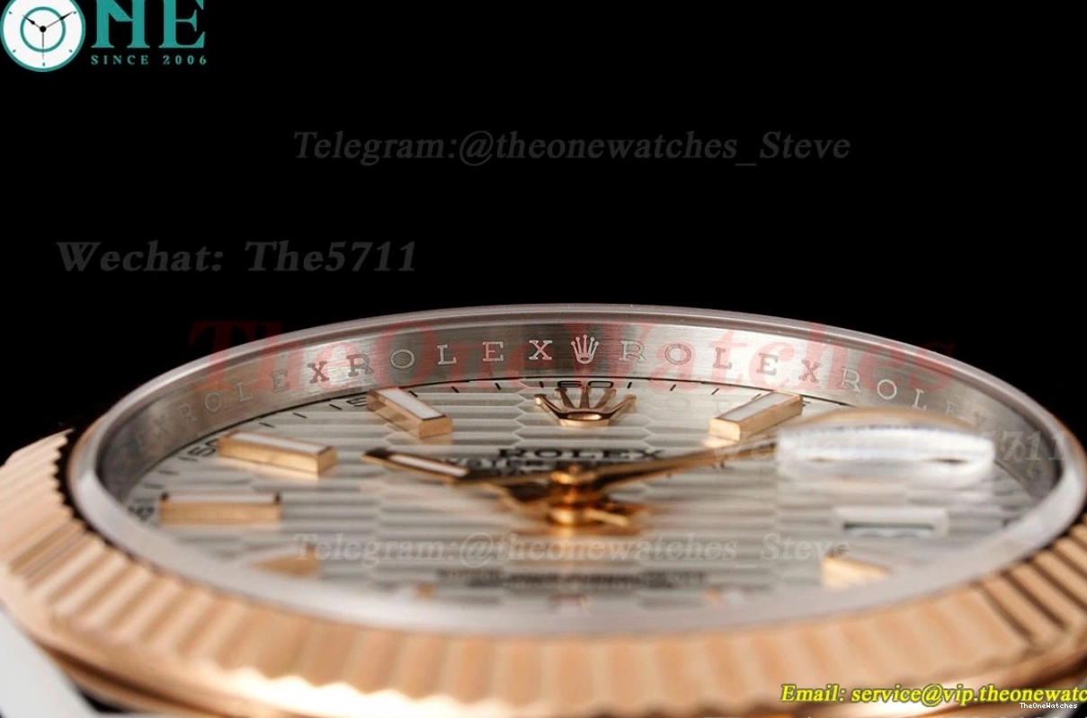 126331 VS3235 Textured Silver Dial Datejust VSF 41mm RG Jub SS 0414